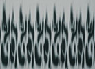 Rythmogramm in grau und weiss