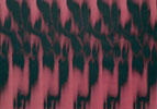 Rythmogramm in schwarz und rot