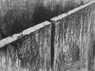 Zeichnung schwarz, weiss Mauer